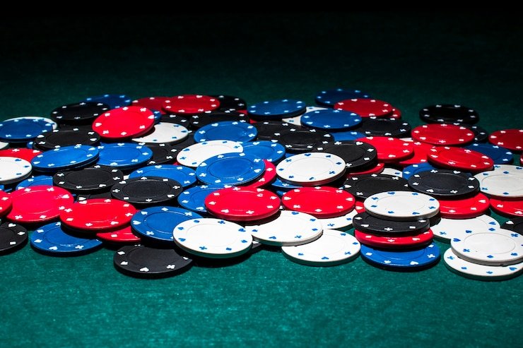 Panel kontrol permainan Nolimit City dengan pilihan taruhan dan tombol spin